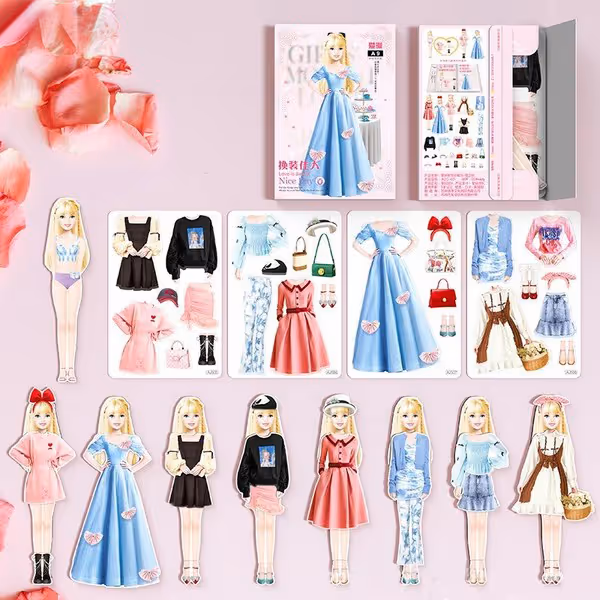 Magnetic Princess Dress-Up Doll